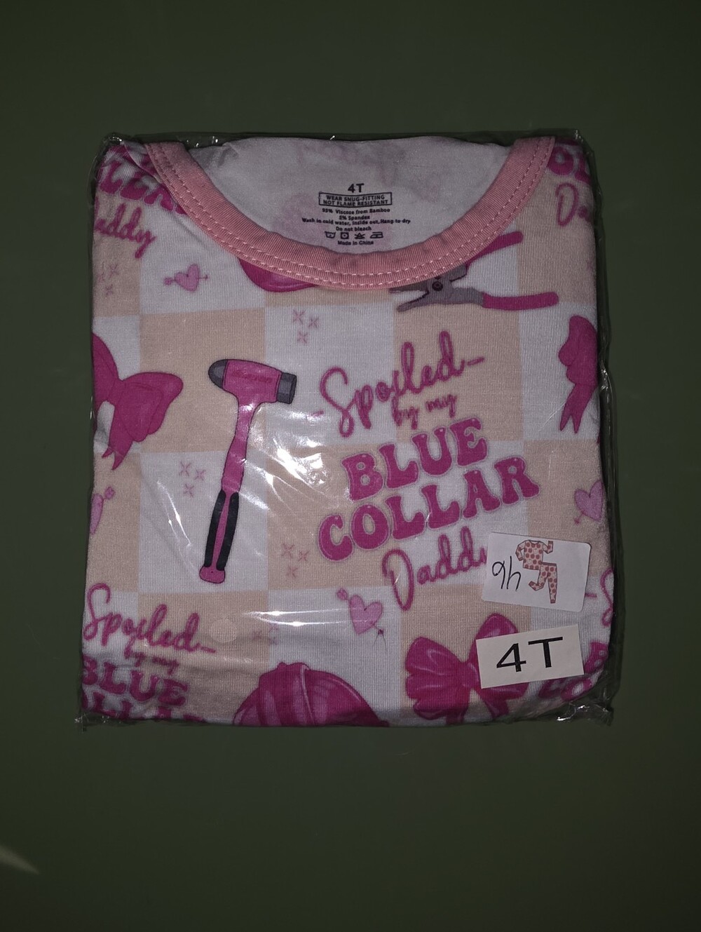 Spoiled By My Blue Collar Daddy Pjs